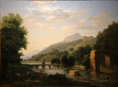 Italienische Landschaft von Jean Victor Bertin